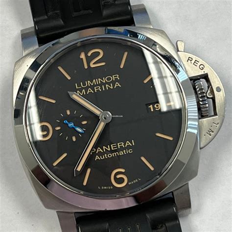 panerai glasboden|Panerai Luminor Marina PAM 1312 44mm Automatic .